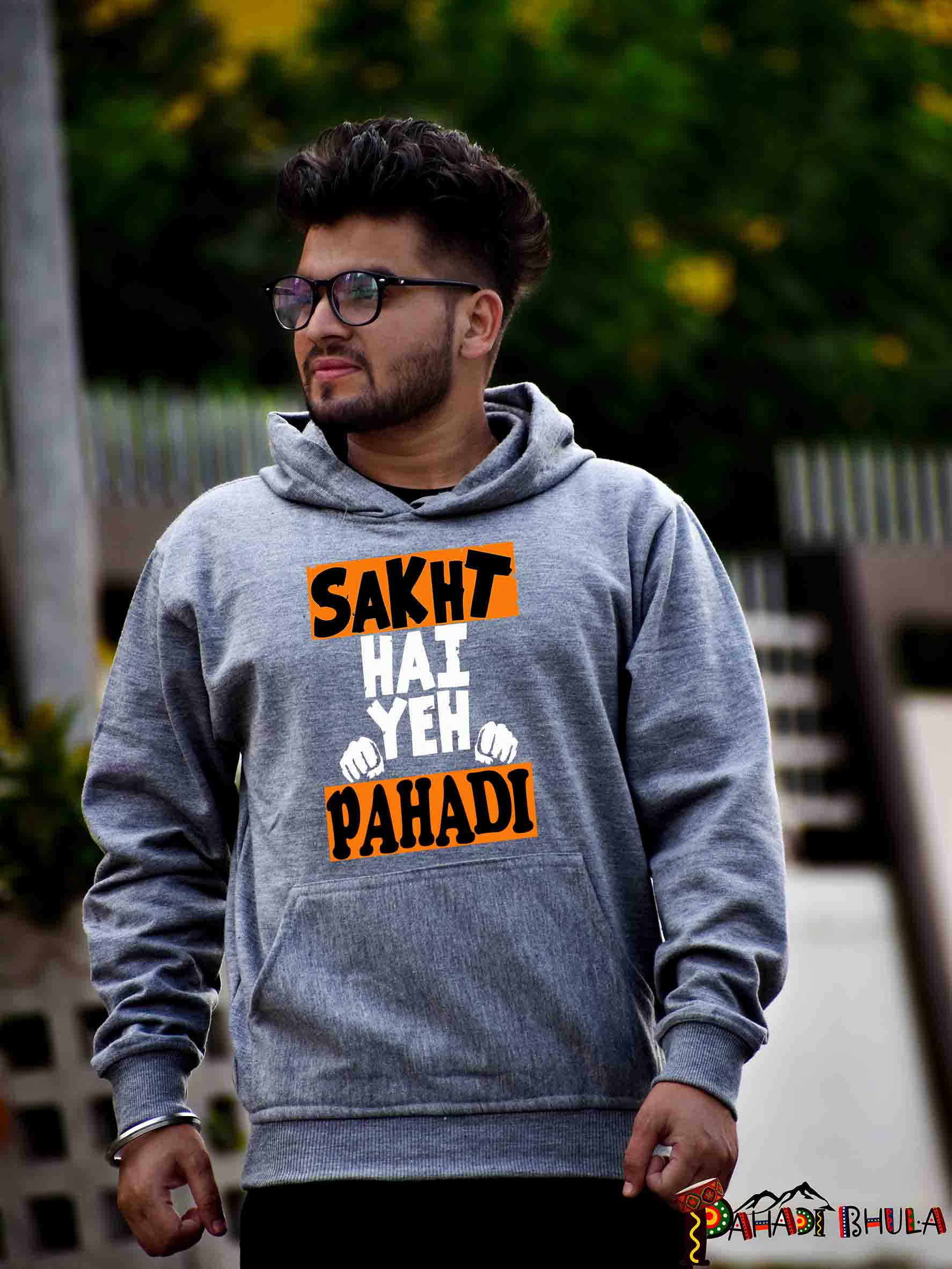 Sakht hai ye pahadi hoodie with cap